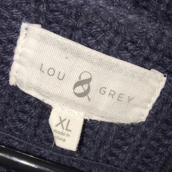 Lou & Grey navy sweater/cardigan - Picture 4 of 4